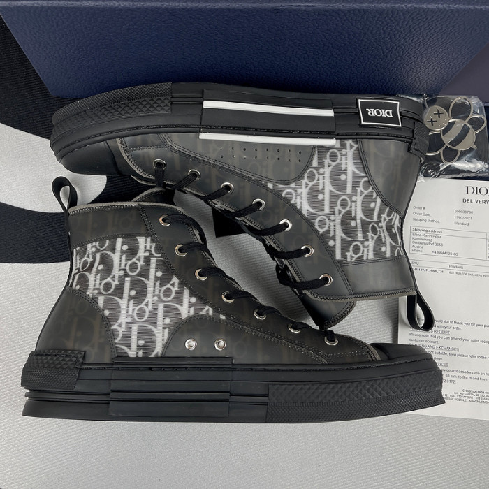 B23 OBLIQUE HIGH TOP SNEAKERS T00480H090