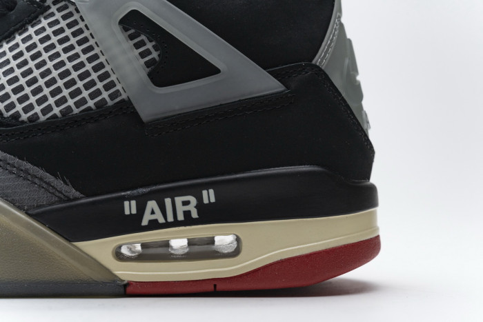 Jordan 4 OFF-WHITE x Air Jordan 4 “Bred” CV9388-001