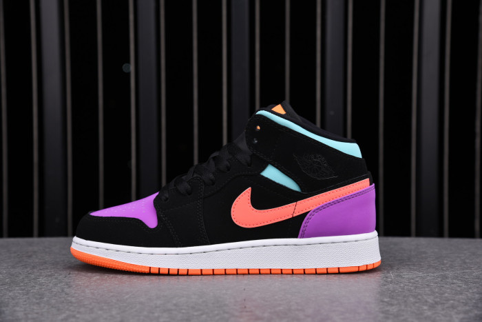 Jordan 1 Mid Multi-Color (GS)  554725 083