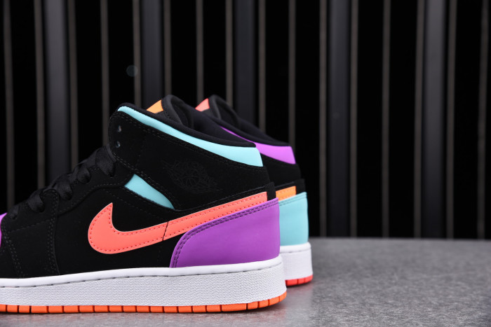 Jordan 1 Mid Multi-Color (GS)  554725 083