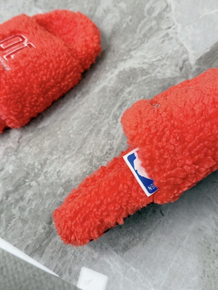 Ba1en*iaga FURRY SLIDE SANDAL
