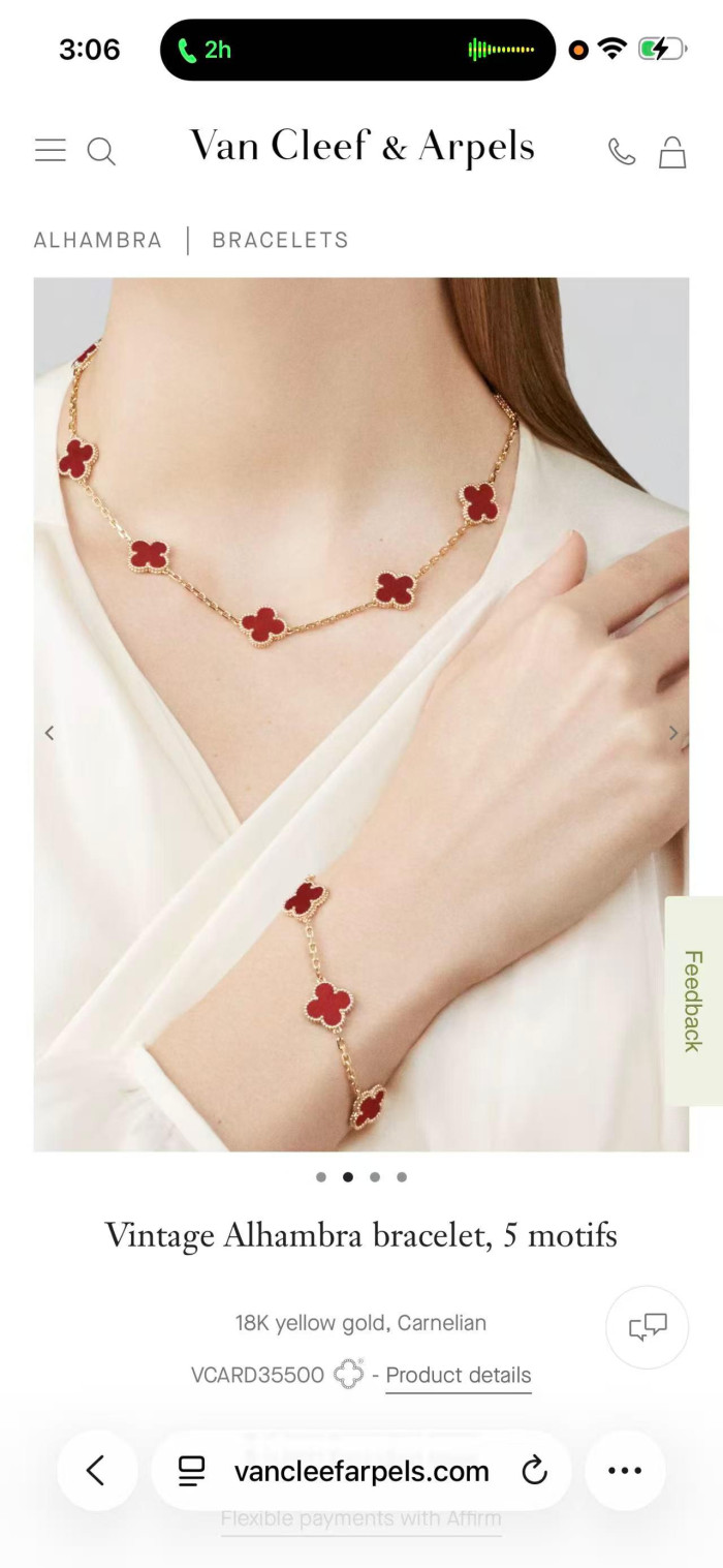 V*n Cl**f & Arpels Vintage Alhambra Bracelet