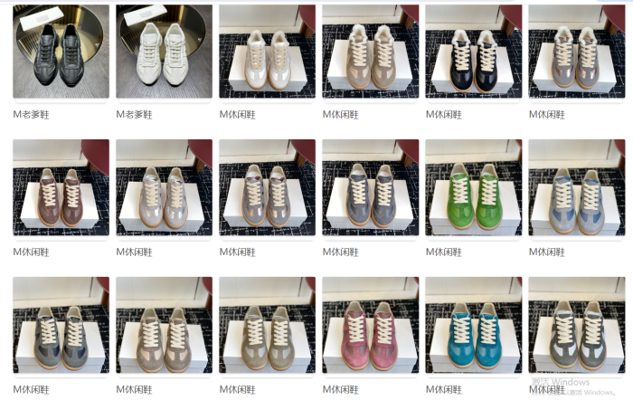 ma1s0n Marg*e1a calfskin sneakers